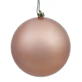 Vickerman - 12" Candy Ball UV Drilled Cap - Rose Gold