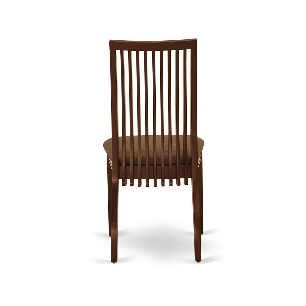 Alt View 2. East West Furniture - 3 Piece Dining Room Furniture Set Contains a Rectangle Dining Table - Mahogany.