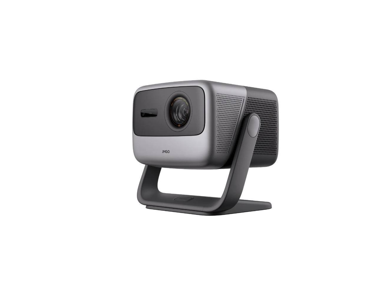 Alt View 2. JmGO - JmGO N1S Infinity 4K Laser Projector, 2450 ISO, Google TV, 3D, 20W Dolby, Home Theater - Dark Gray - Dark Grey.