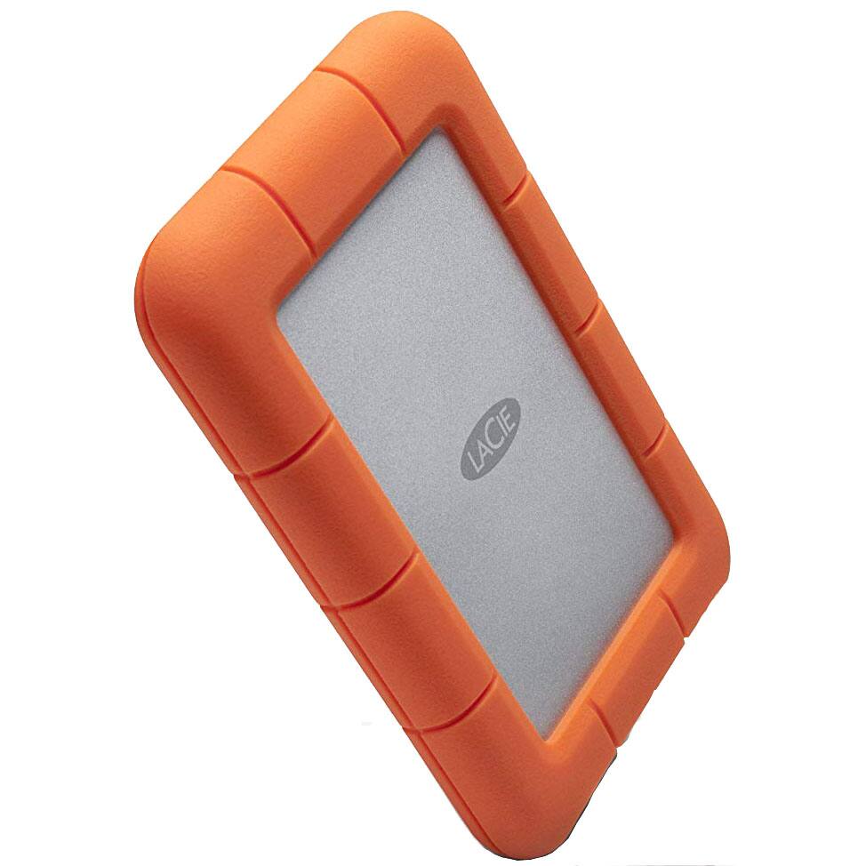 Alt View 3. LaCie - Rugged Mini USB 3.0 / USB 2.0 2 TB External Hard Disk Drive (HDD) LAC9000298 - Orange.