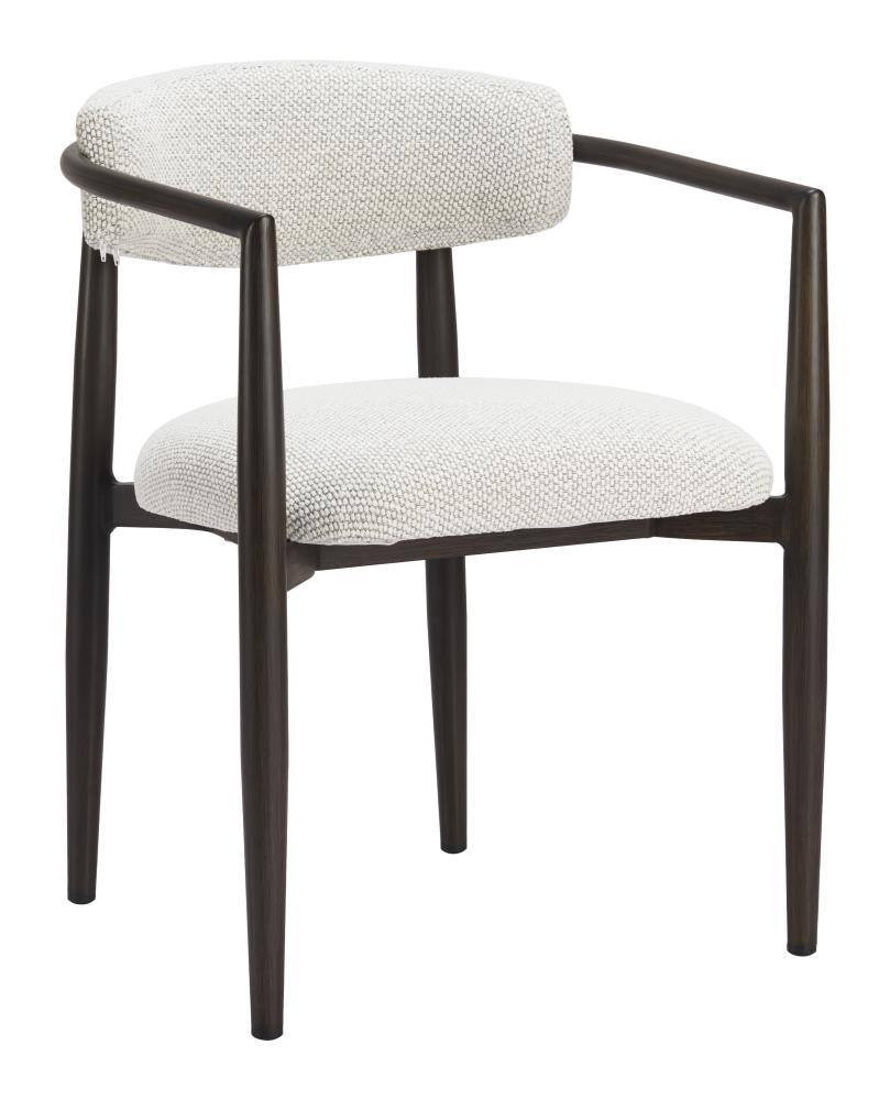 Front. Hivvago - Midori Dining Chair White - White.