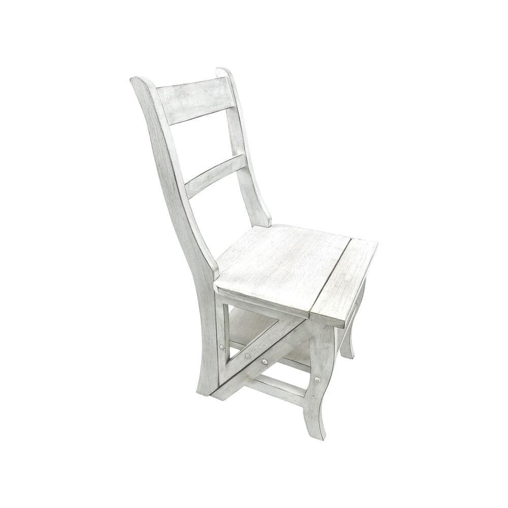 Carolina Chair & Table - Folding Library Chair - Antique - White