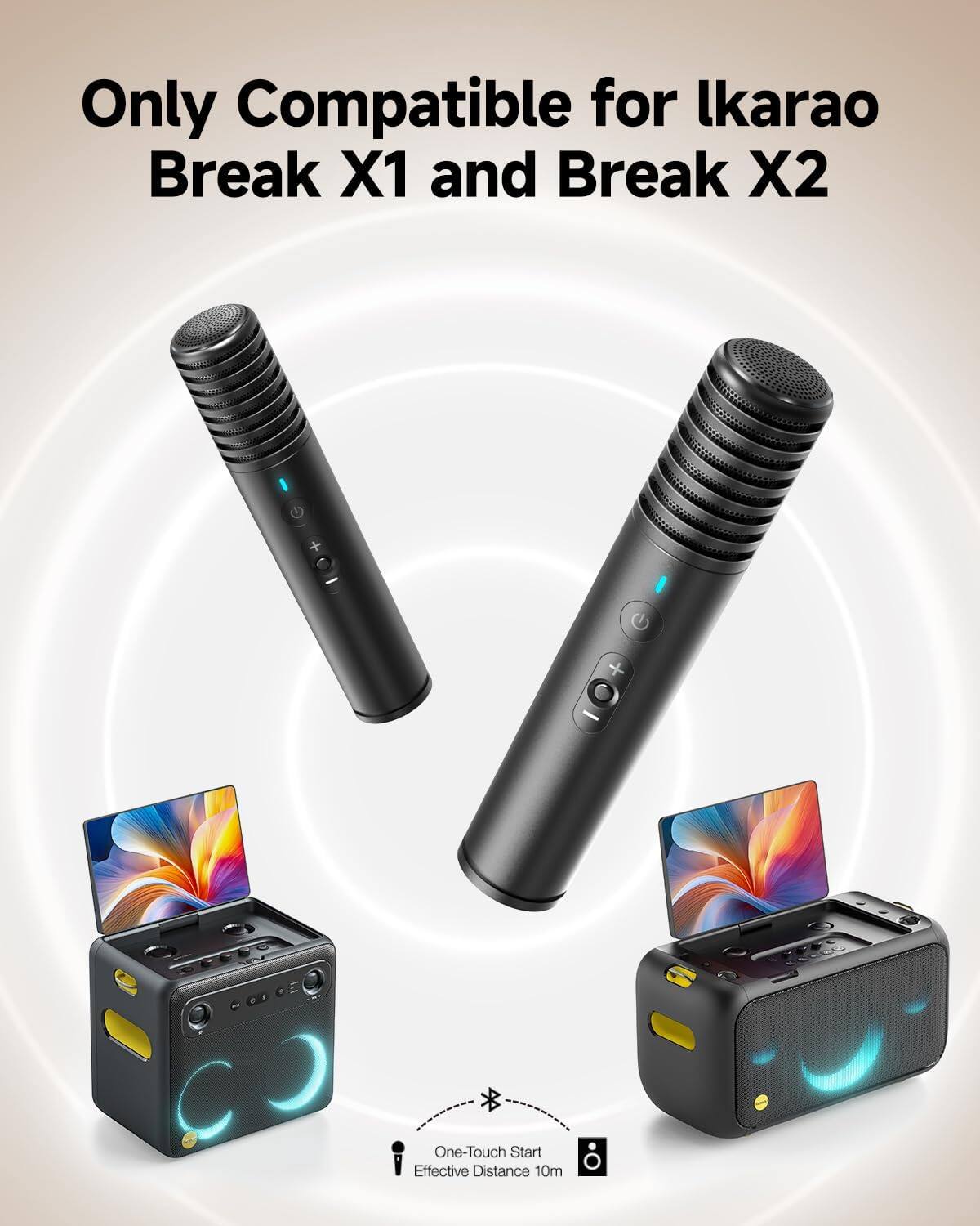 Only Compatible for Ikarao Break X1 and Break X2

One-Touch Start Effective Distance 10m