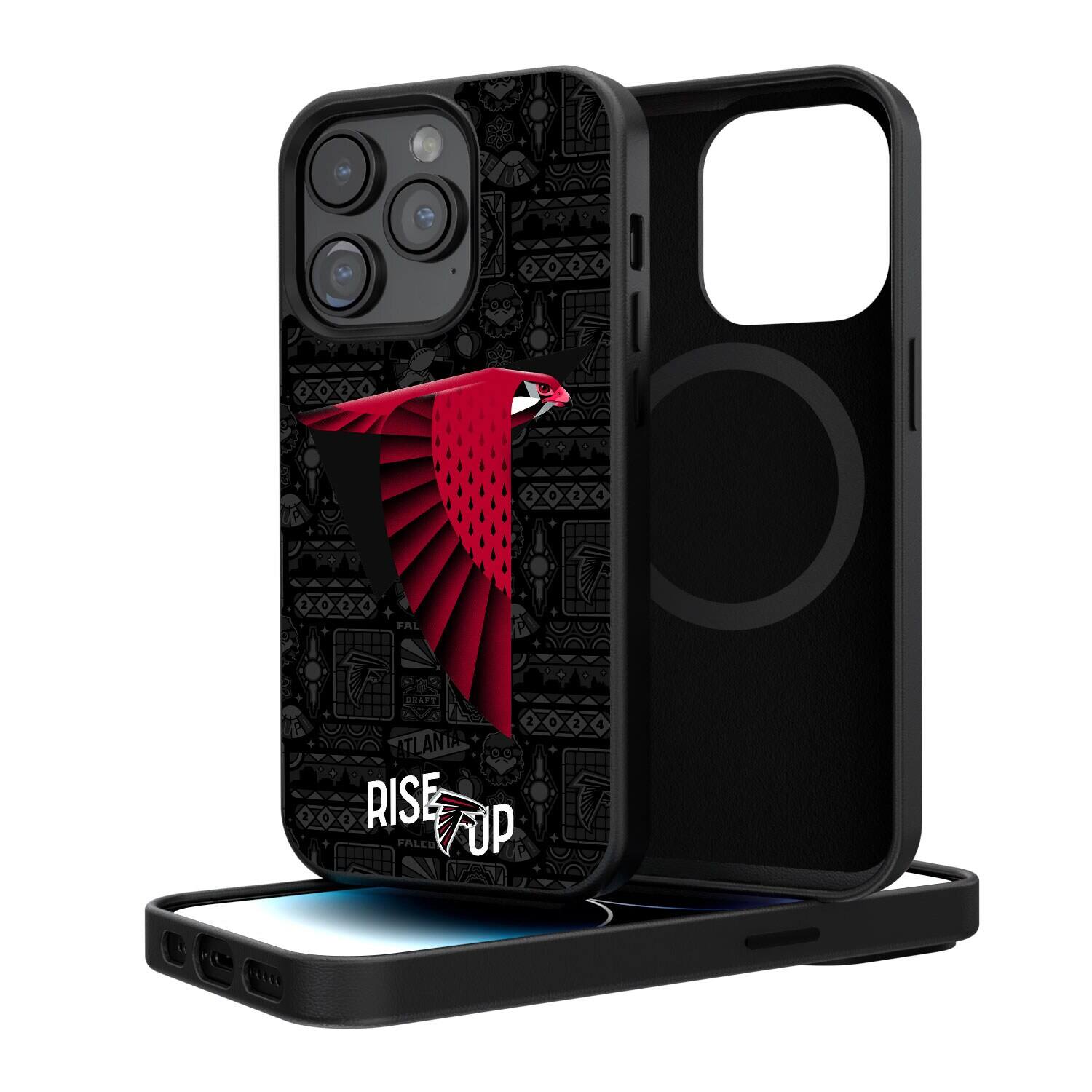 Keyscaper - NFL - Atlanta Falcons iPhone Magnetic Bump Case - 16 Pro - Black price history on PriceWatchPro