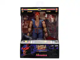 Jada - Akuma 6 Inch Moveable Figure Ultra Street Fighter II The Final Challengers with Accessories - Multicolor