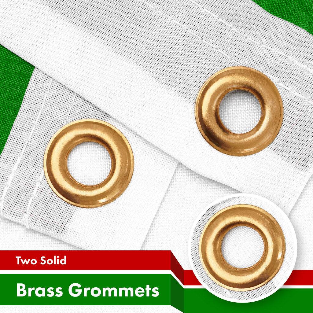Two Solid Brass Grommets