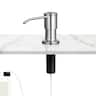 VEVOR - Soap Dispenser for Kitchen Sink, Stainless Steel Built in Sink Soap Dispenser with 47" Extension Tube Kit - Silver