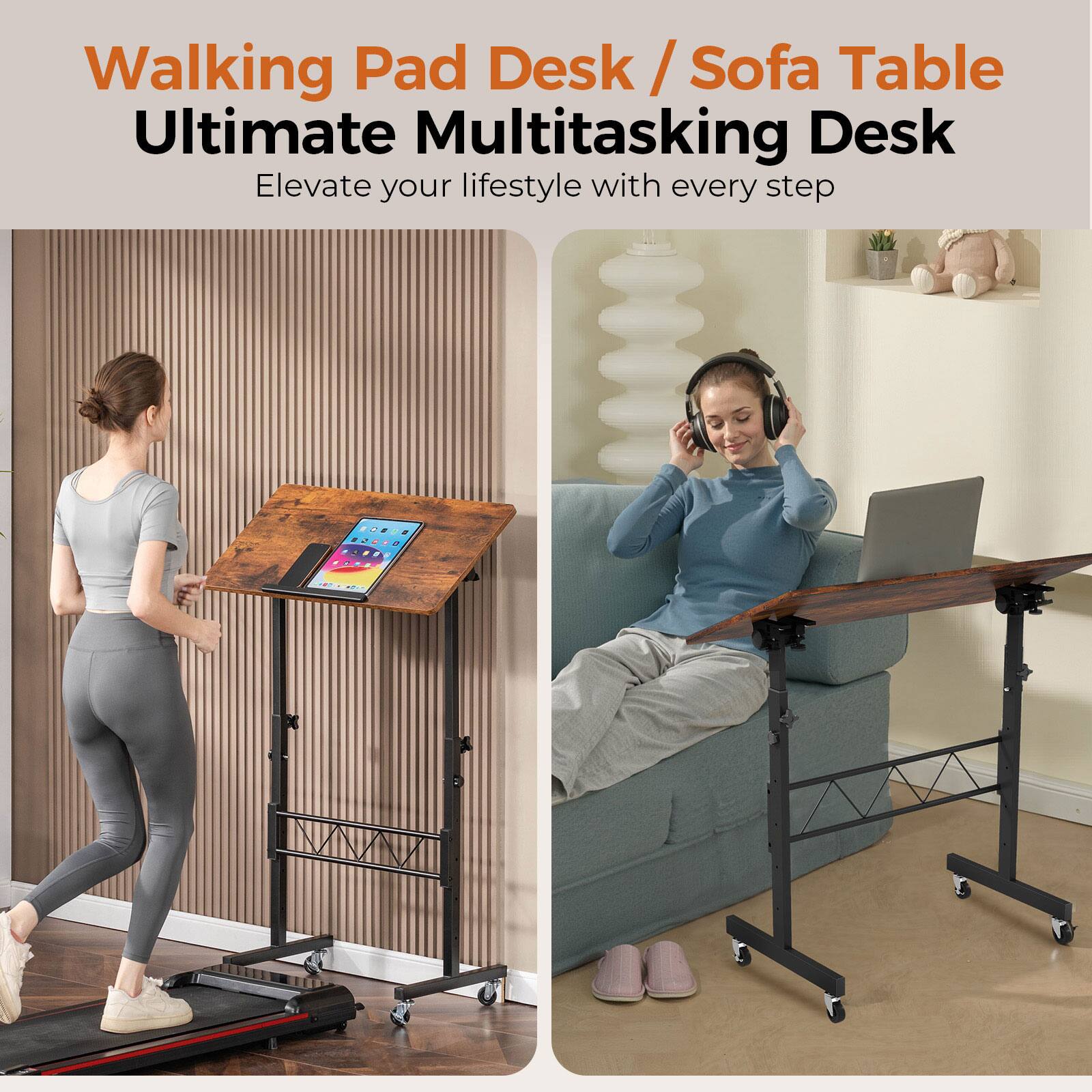 Walking Pad Desk / Sofa Table Ultimate Multitasking Desk Elevate your lifestyle with every step