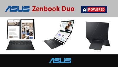 ASUS Zenbook DUO 2 in 1 Laptop 14.0 WUXGA Display (Intel Ultra 9 ASUS Zenbook DUO 2 in 1 Laptop 14.0 WUXGA Display (Intel Ultra 9
