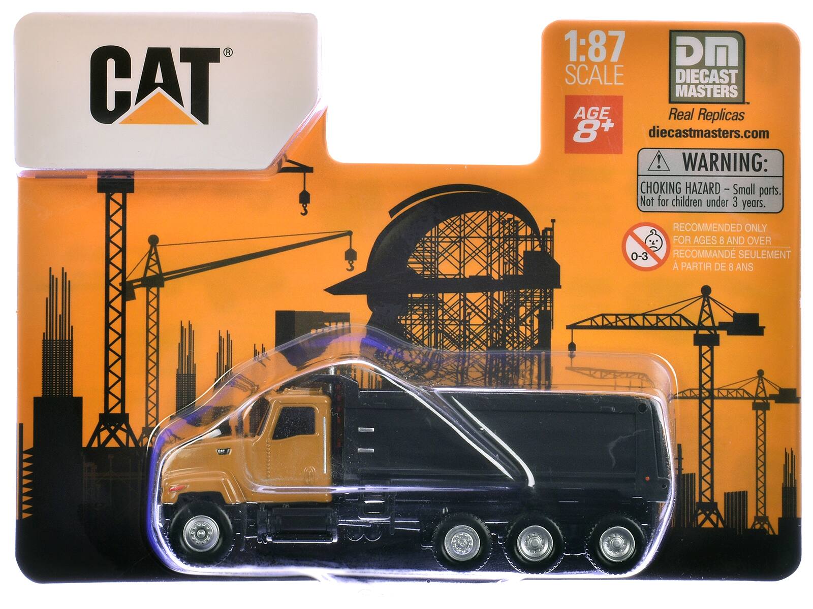 CAT 1:87 SCALE DIECAST MASTERS Real Replicas 8+ diecastmasters.com

WARNING: CHOKING HAZARD - Small parts. Not for children under 3 years. RECOMMENDED ONLY FOR AGES 8 AND OVER

RECOMMANDÉ SEULEMENT À PARTIR DE 8 ANS