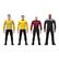 Front. TCG Toys - FleXfigs: Star Trek Captains - 4 Character Pack - Ages 3+.