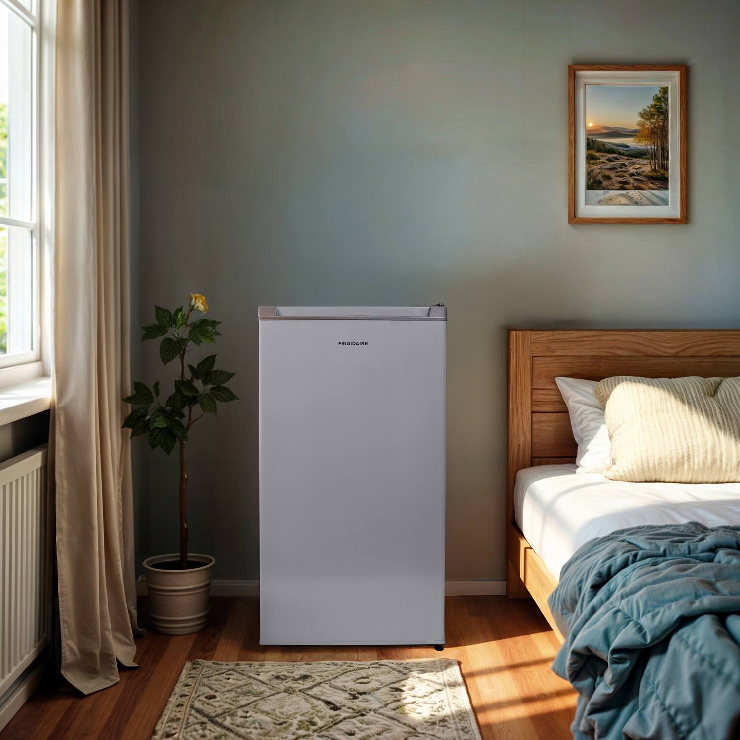 Left. Frigidaire - 3.2-Cu. Ft. Refrigerator - Pewter.