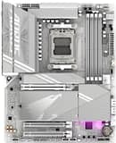 GIGABYTE - X870 AORUS ELITE WIFI7 ICE (Socket AM5) AMD X870 ATX DDR5 Wi-Fi 7 Motherboard - White