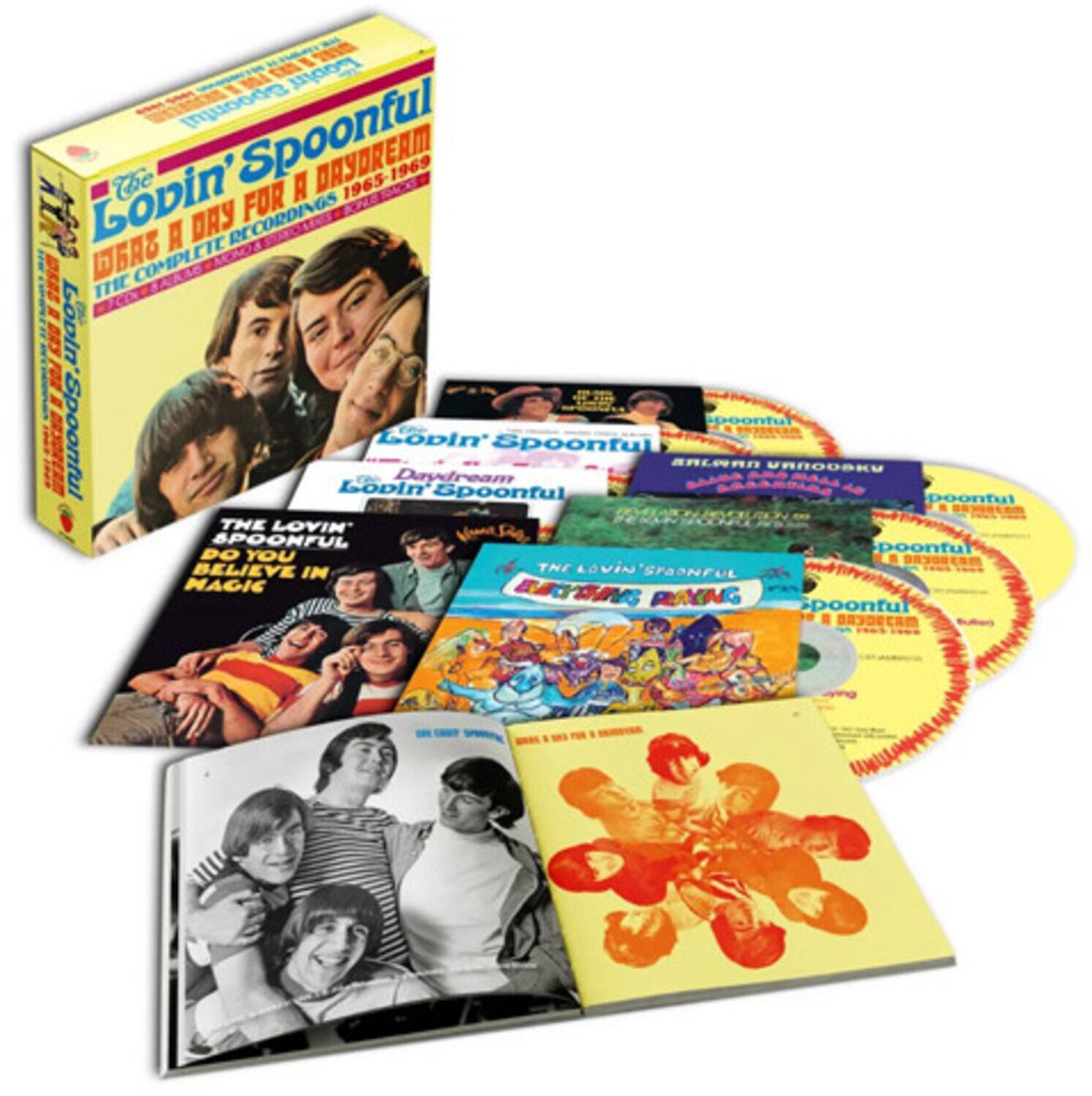 The Lovin' Spoonful  
A Day for a Dream  
1965-1969  
The Complete Recordings  
The Lovin' Spoonful  
Daydream  
The Lovin' Spoonful  
Do You Believe in Magic  
The Lovin' Spoonful  
Rain  
The Lovin' Spoonful  
The Lovin' Spoonful  
The Lovin' Spoonful