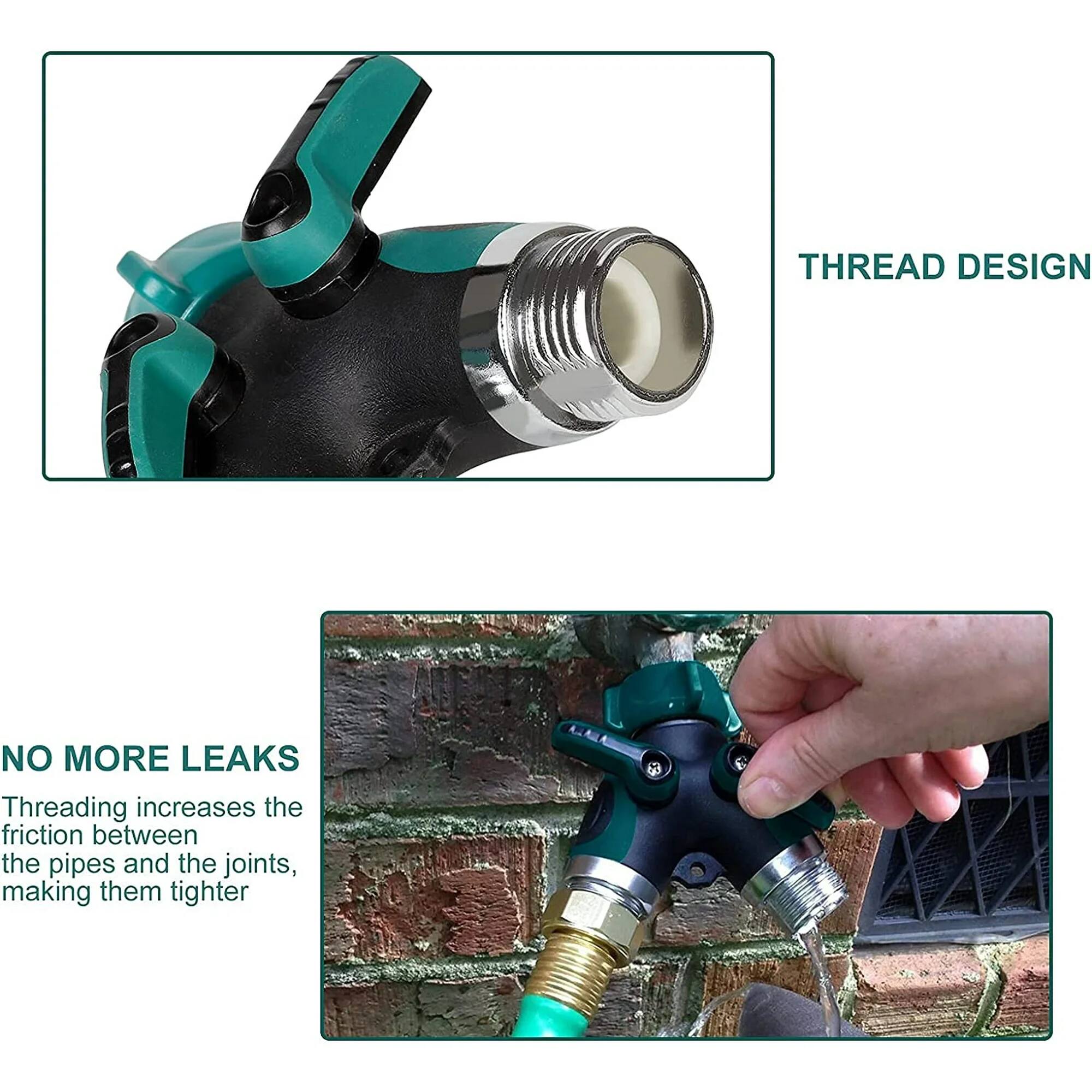 **THREAD DESIGN**

**NO MORE LEAKS**

Threading increases the friction between the pipes and the joints, making them tighter.