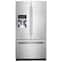 KitchenAid - 26.8 Cu. Ft. Standard-Depth French Door Refrigerator with Exterior Ice and Water Dispenser - Stainless Steel
