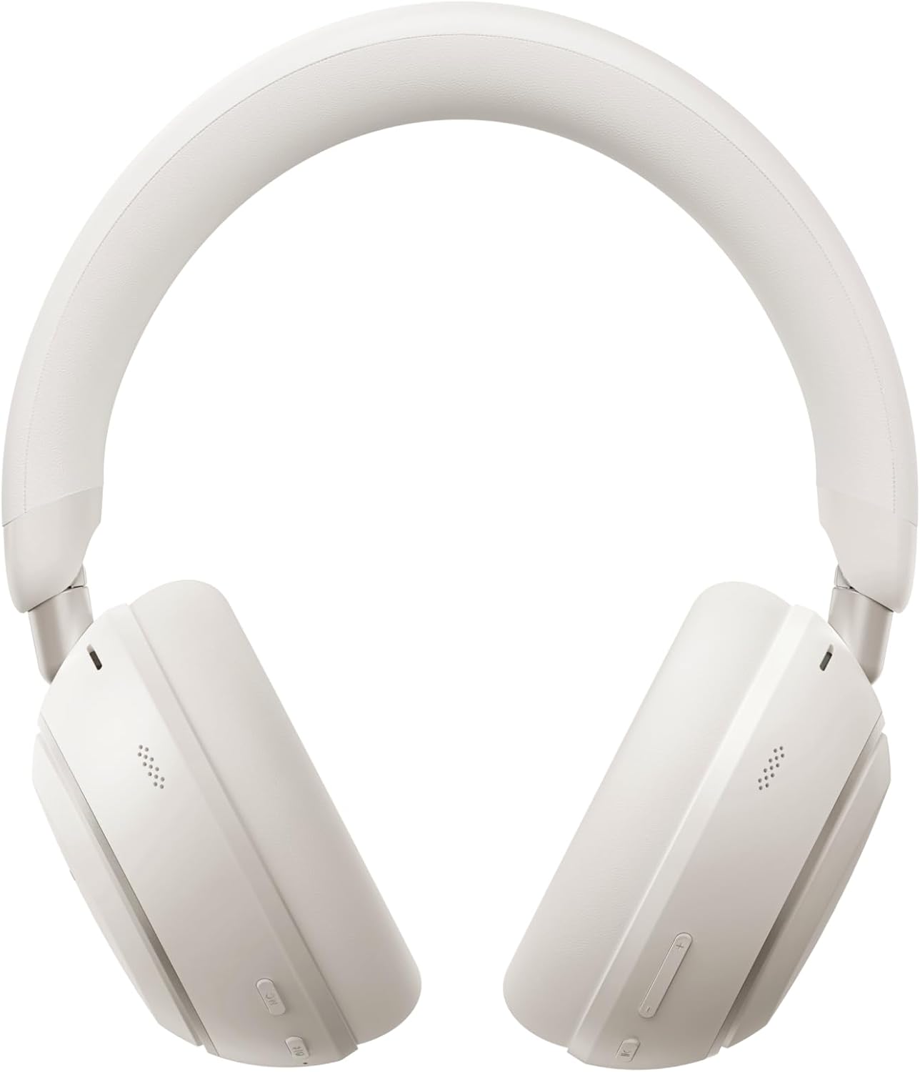Back. Soundcore - by Anker Space 2 Wireless Bluetoth Noise Cancelling Over-the-Ear Headphones with 50H ANC Playtime and All-Day Comfort - Linen White.