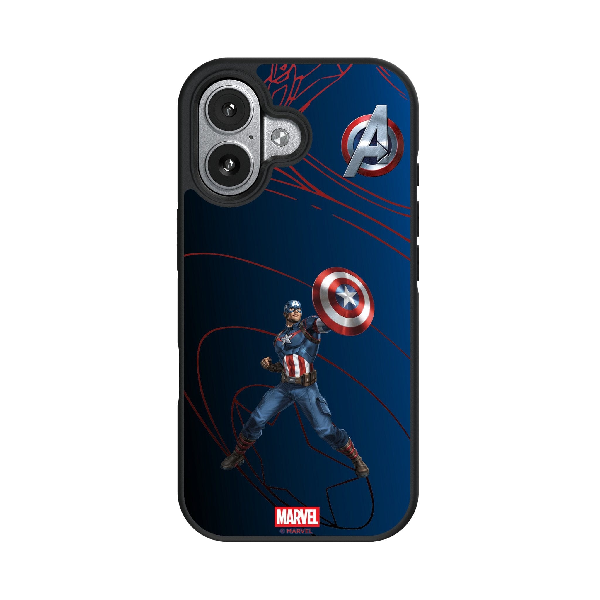 MARVEL Keyscaper - MechLine Bump Phone - Apple iPhone 17 - Captain ...