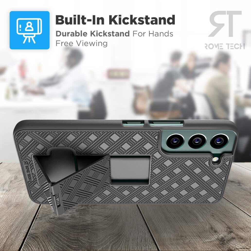 Built-In Kickstand  
Durable Kickstand For Hands Free Viewing  
ROME TECH