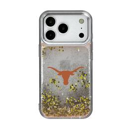 Keyscaper - NCAA - Texas Longhorns Linen Logo iPhone Glitter Case - 13 - Multicolor