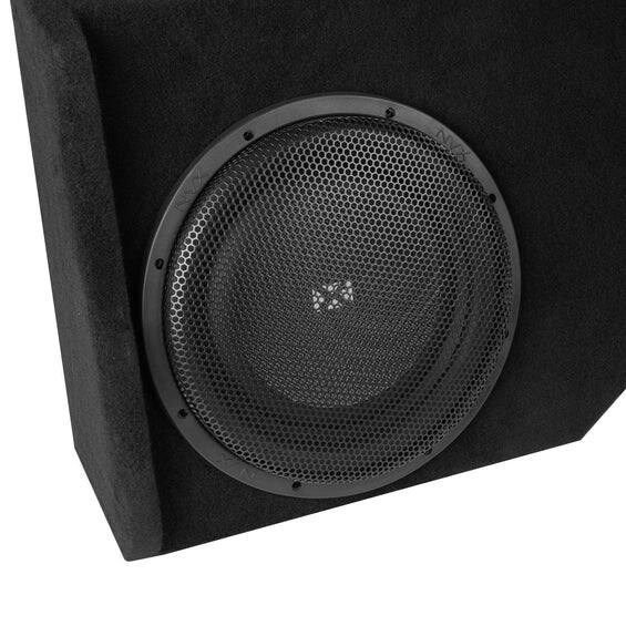Back. NVX - BOOST Box Custom Fit 12" 800W RMS Loaded Sealed Subwoofer Enclosure for 2014-2018 Chevrolet Silverado and GMC Sierra - Black.