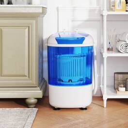 2.5 kg Freestanding Mini Semi-Automatic Washer with Spin Tub & Drain Hose