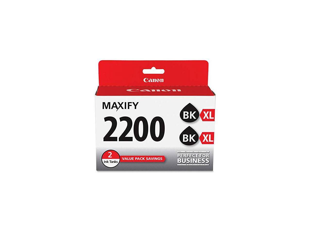 Canon MAXIFY 2200 BK XL 2 PERFECT FOR VALUE PACK SAVINGS Ink Tanks BUSINESS