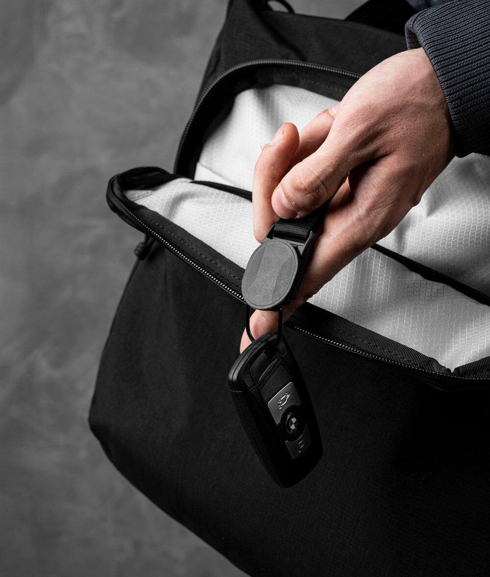 Alt View 2. ALPAKA - Bravo Tote V2 Work & Travel Laptop Tote Bag, Fits 16” MacBook Pro + 14” Tablet - Black Axoflux 400D.