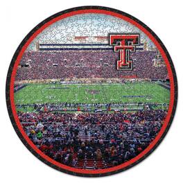 WinCraft - Texas Tech Red Raiders Round 500-Piece Puzzle - Multicolor