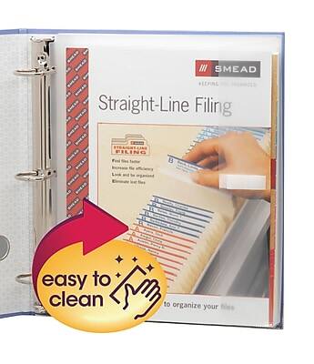 SMEAD  
Straight-Line Filing

Easy to clean  
to organize your files

Find it fast  
Lock and be organized  
Eliminate lost files