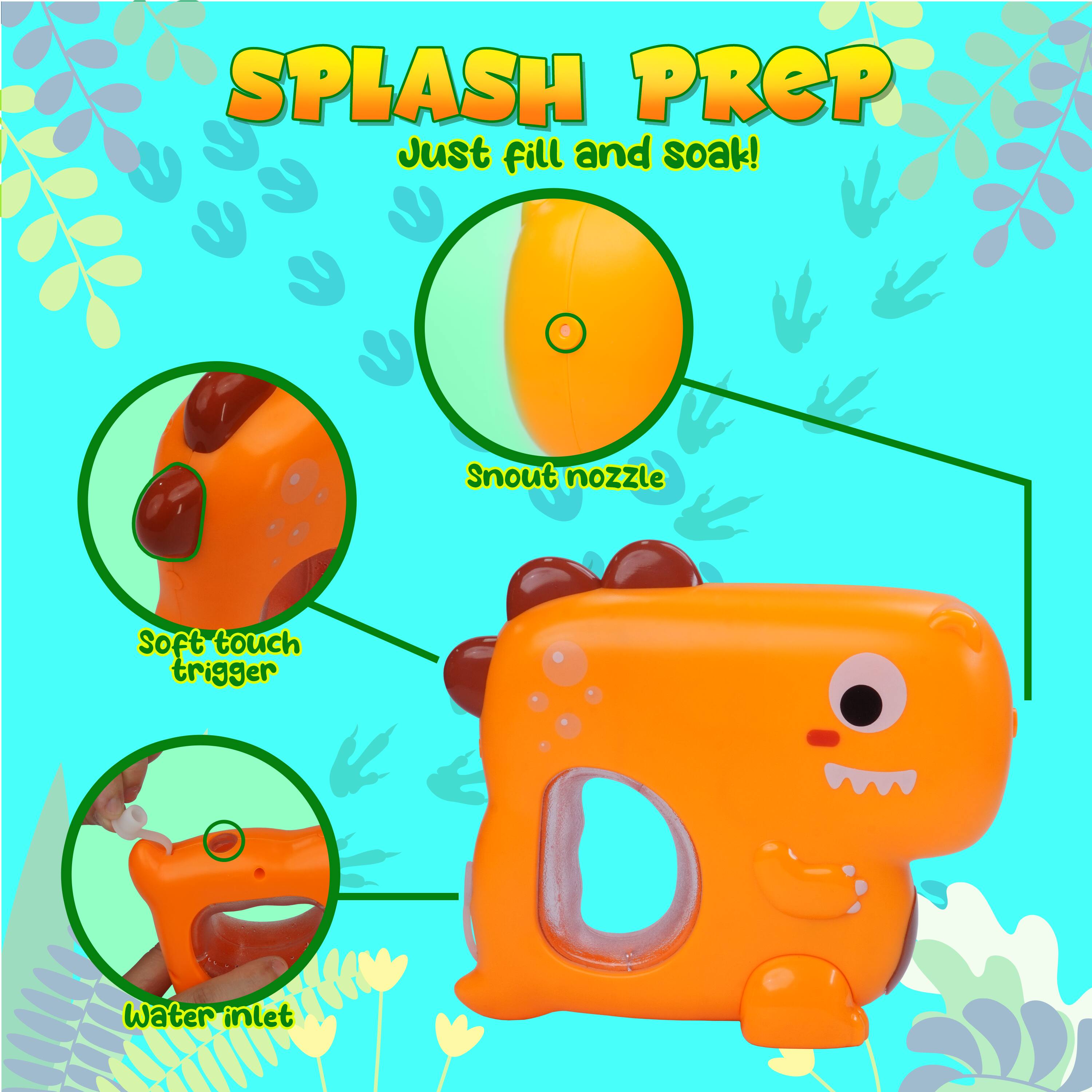 SPLASH PREP
Just fill and soak!
Snout nozzle
Soft touch trigger
Water inlet