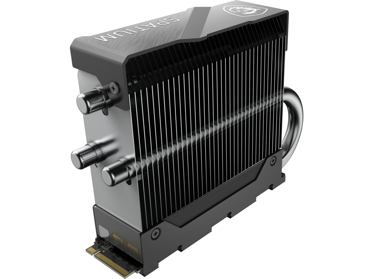 Alt View 5. MSI - MSI SPATIUM M580 PCIe 5.0 NVMe M.2 2TB FROZR Solid State Drive (SSD) - SM580PN2TBF.