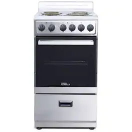 Premium Levella - 20″ 4-Burner Portable Electric Stove - Stainless Steel