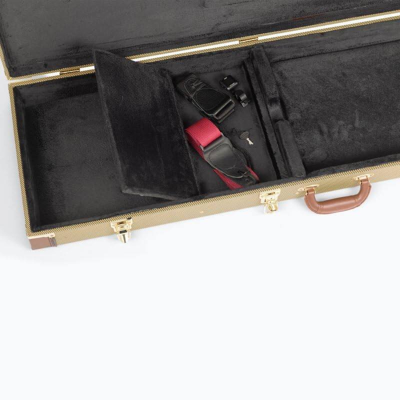 Alt View 8. On Stage Stands - On-Stage GCE6000T Electric Guitar Hard Case, Tweed - Black.