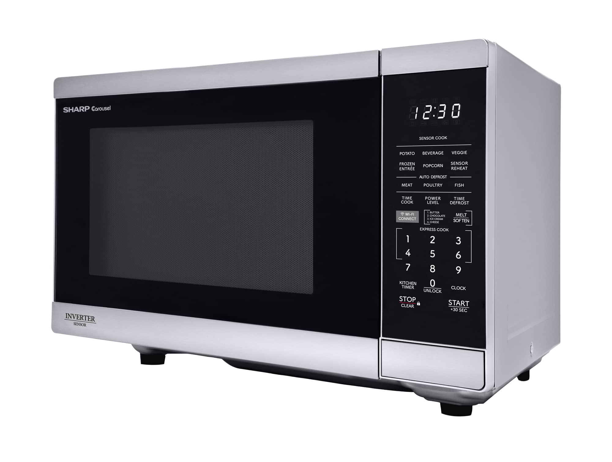 Sharp 1.4 cu. ft. 1100W Smart Countertop Microwave with Inverter