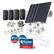 Angle. Swann - CoreCam 4-Camera Indoor/Outdoor Wireless 1080p Solar Panel Security System - Black/White.