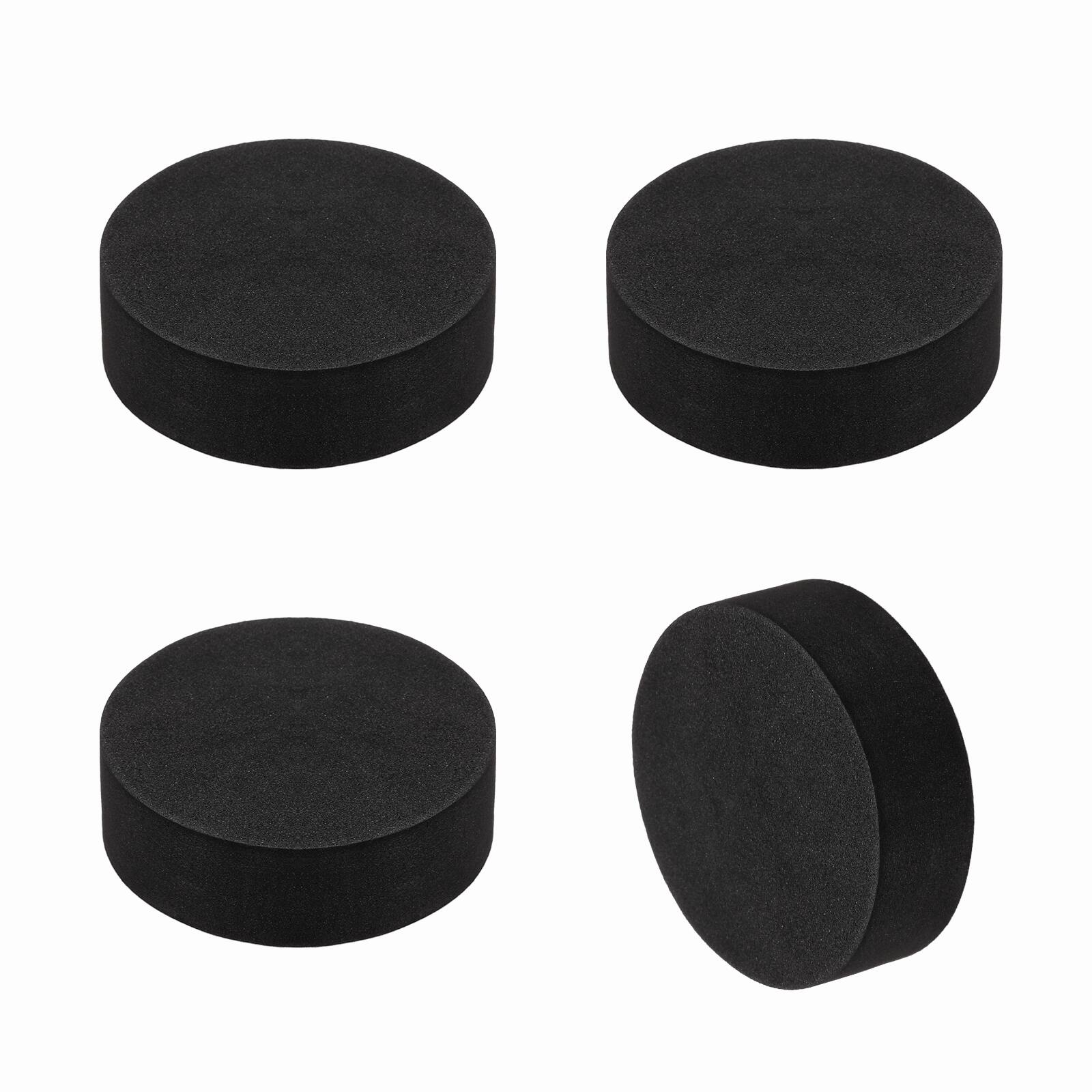 Unique Bargains - Single Sided Speaker Isolation Pads 60x20mm Round EVA Acoustic Foam Anti-Vibration Feet for Speaker Subwoofer, 4pcs - Black price history on PriceWatchPro
