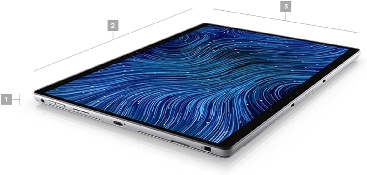 Angle. Dell - Dell Latitude 7320 Detachable 13.3" Touchscreen 2-in-1, Intel Core i7- 1180G7  16GB RAM 256GB NO KEYBOARD.