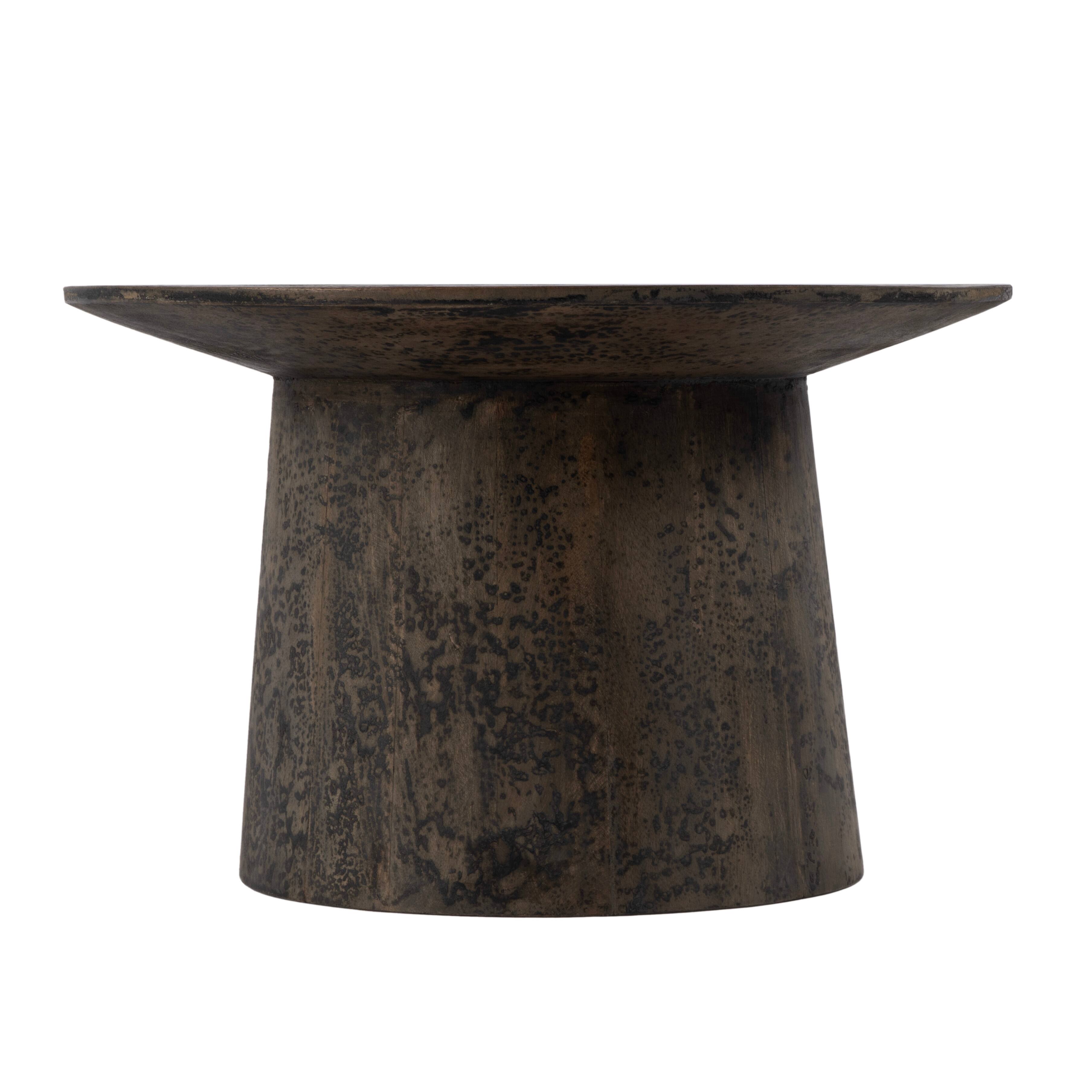 Alt View 1. Butler Specialty - Hattie 23.5 in. W Round Drum Coffee Table - Brown.