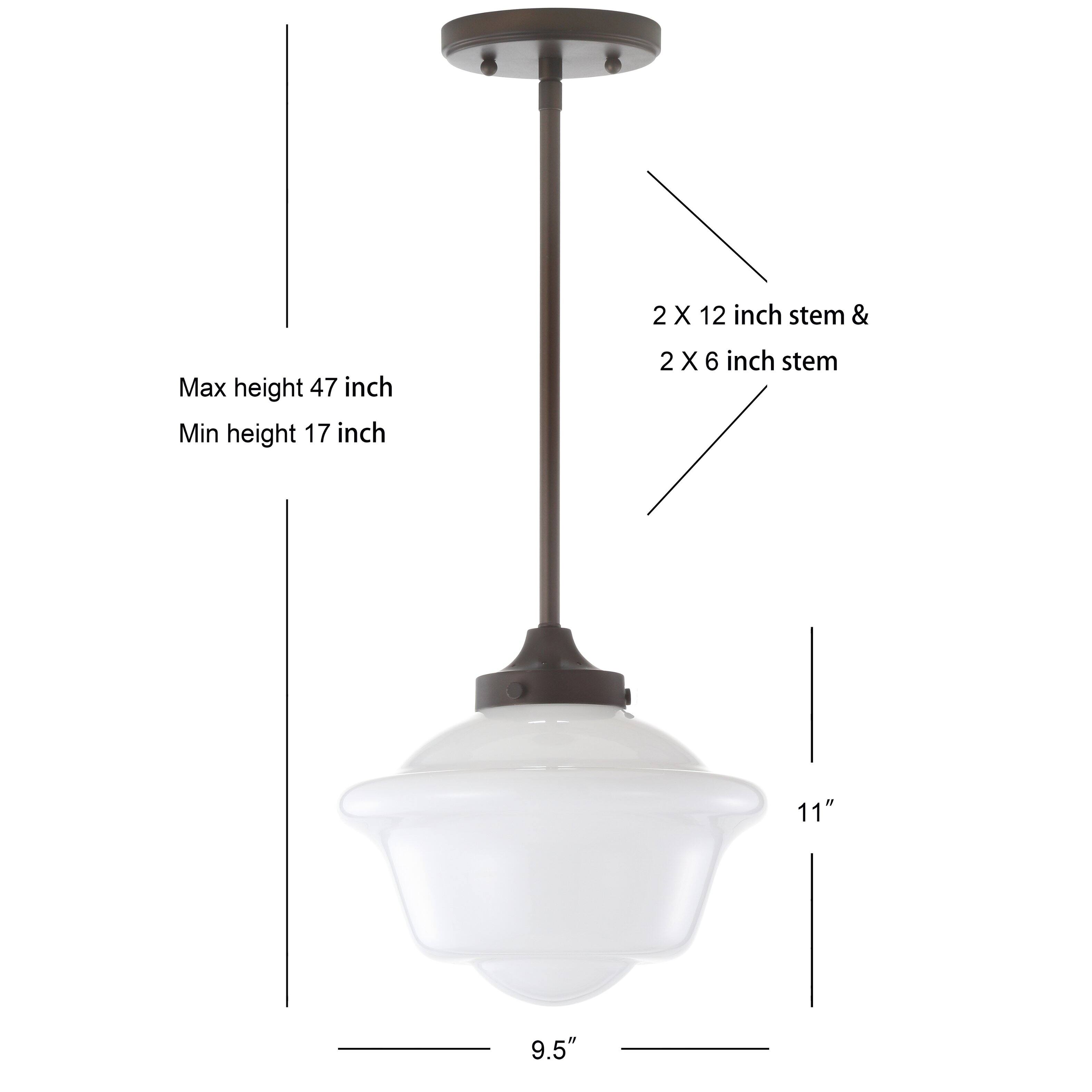 2 X 12 inch stem & 2 X 6 inch stem  
Max height 47 inch  
Min height 17 inch  
11"  
9.5"