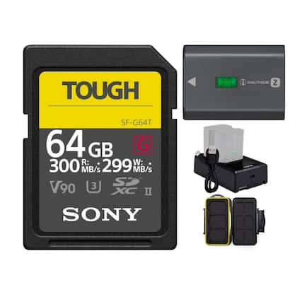 TOUGH
SF-G64T
64 GB
R: 300 MB/s
W: 299 MB/s
V90
3 XC II
SONY
InfoLITHIUM Z
WPOE
