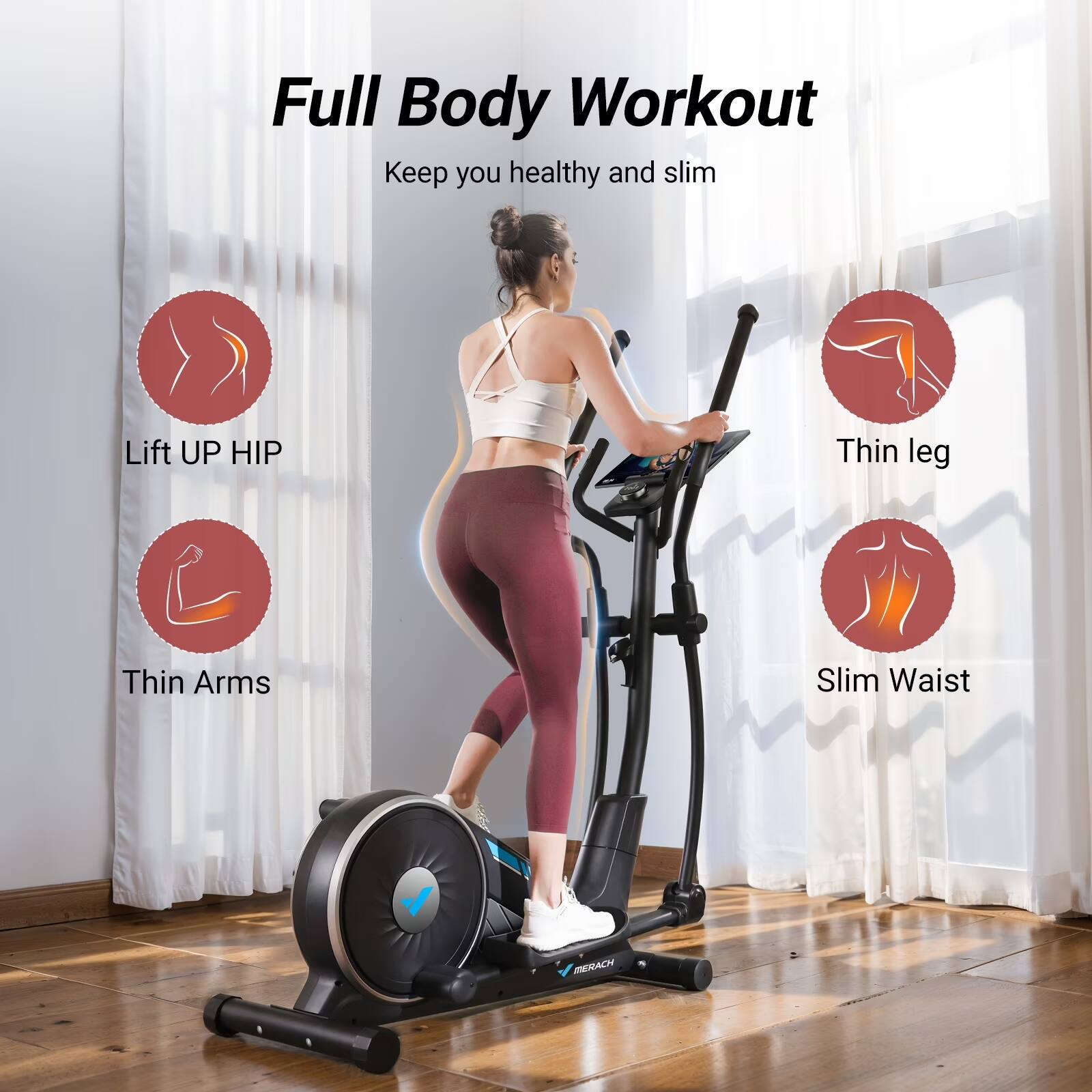 Full Body Workout  
Keep you healthy and slim  

- Lift UP HIP  
- Thin leg  
- Thin Arms  
- Slim Waist