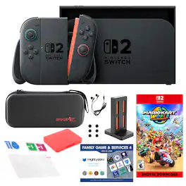 Switch 2 MarioKart with Accessories Kit and Voucher - Nintendo Switch 2