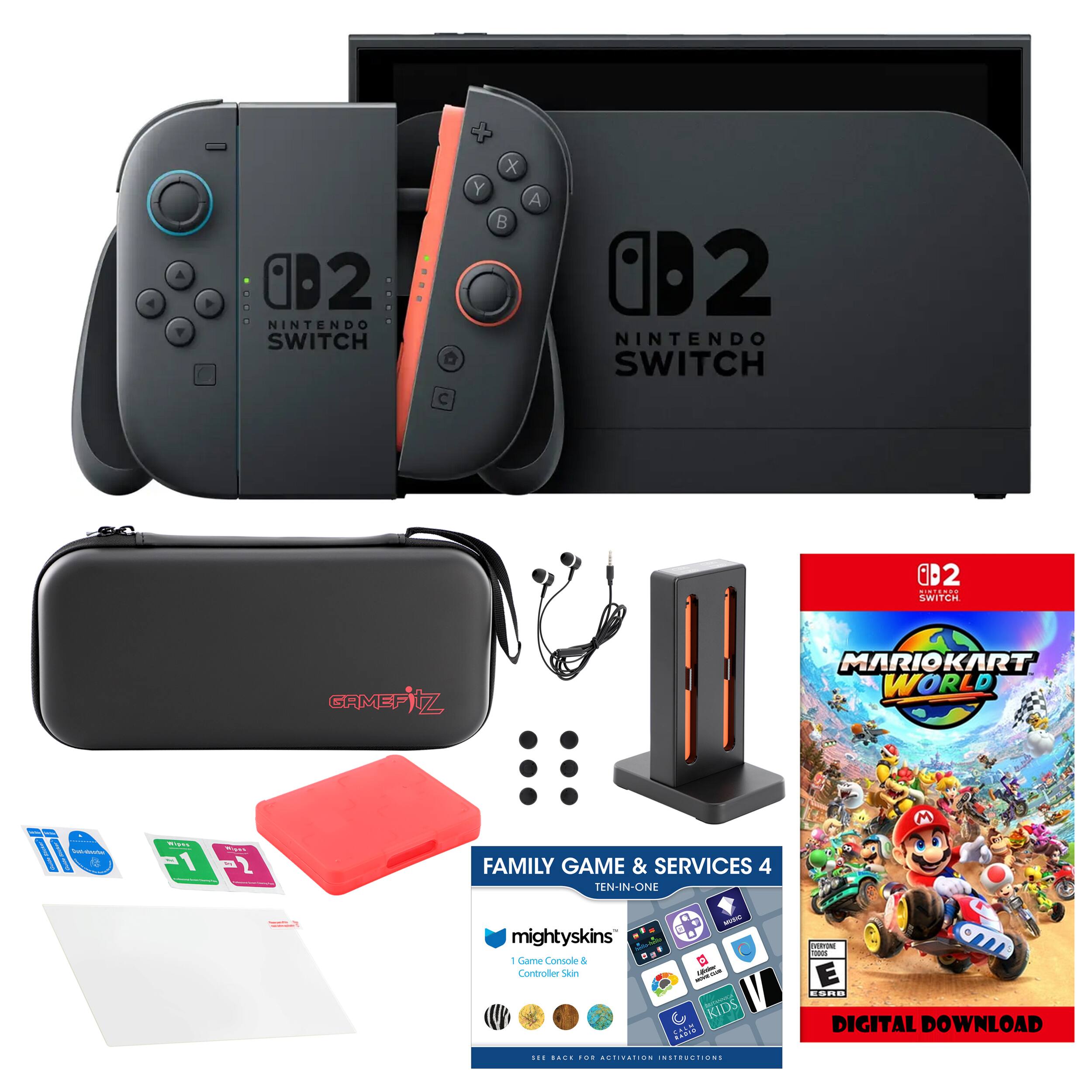 Sure, here is the corrected and grouped text from the image:

---

**Nintendo Switch**

**Mario Kart World**

**Family Game & Services 4**

**mighty skins**

**Console & Controller Skins**

**Ten-in-One**

**Digital Download**

**GamePit**

**Back for Activation Instructions**

**E**

**M**

**1 Game Controller Skin**

**1 Console Skin**

**1 Joy-Con Skin**

**1 Stand**

**1 Carrying Case**

**1 Screen Protector**

**1 Screen Protector**

**1 Screen Protector**

**1 Screen Protector**

**1 Screen Protector**

**1 Screen Protector**

**1 Screen Protector**

**1 Screen Protector**

**1 Screen Protector**

**1 Screen Protector**

**1 Screen Protector**

**1 Screen Protector**

**1 Screen Protector**

**1 Screen Protector**

**1 Screen Protector**

**1 Screen Protector**

**1 Screen Protector**

**1 Screen Protector**

**1 Screen Protector**

**1 Screen Protector**

**1 Screen Protector**

**1 Screen Protector**

**1 Screen Protector**

**1 Screen Protector**

**1 Screen Protector**

**1 Screen Protector**

**1 Screen Protector**

**1 Screen Protector**

**1 Screen Protector**

**1 Screen Protector**

**1 Screen Protector**

**1 Screen Protector**

**