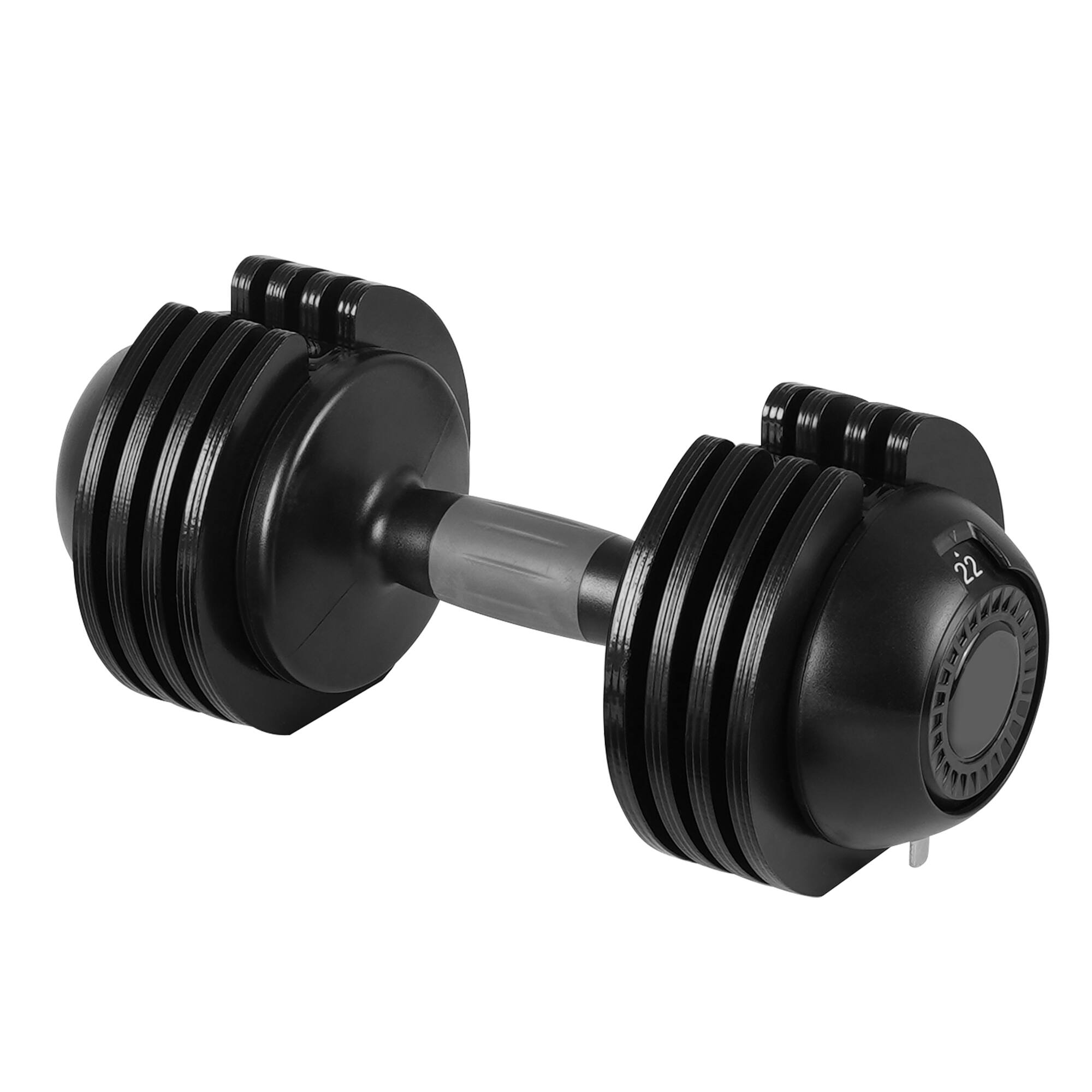 Alt View 2. ELEMENT ACE - Adjustable Dumbbell 22LBS - Strength Training for Home Gym Workouts - Black.