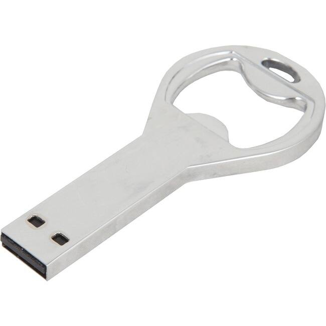 Front. Urban Factory - Urban Factory Funny USB Memory Stick - Bottle Opener - 16 GB - USB 2.0 - Aluminum Gray - Aluminum Gray.