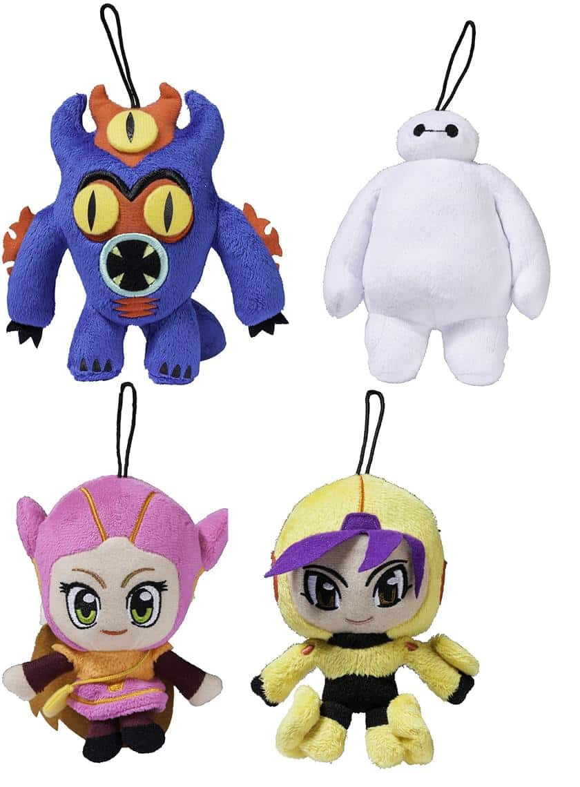Bandai - Disney's Big Hero 6 5.5" Plush Set Of 4