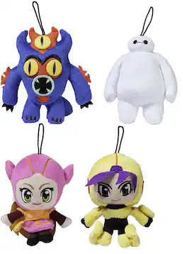 Bandai - Disney's Big Hero 6 5.5" Plush Set Of 4