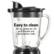 Easy to clean
40 oz. glass jar, lid and blades are dishwasher safe