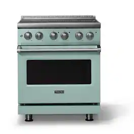 Viking - 30"W. Pro5S 4.7 Cu. Ft. Freestanding 4 Element Electric Convection Range - Splash